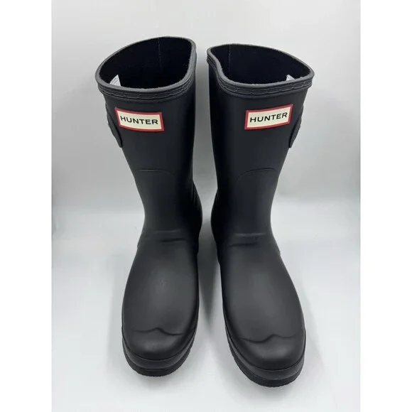 Hunter Women's Original Short Boot Black US 10 Waterproof, Rain Boot - Picture 2 of 16